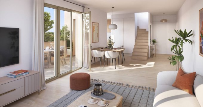 Achat / Vente programme immobilier neuf Lyon 07 secteur Gerland à 4 min à vélo du Métro B (69007) - Réf. 12782