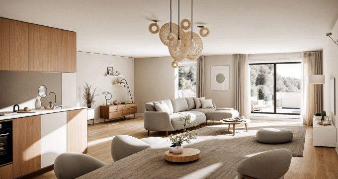 Achat / Vente programme immobilier neuf Meyzieu quartier des Plantées proche centre (69330) - Réf. 12397