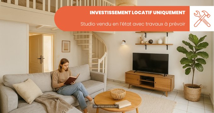 Achat / Vente programme immobilier neuf Oullins INVESTISSEMENT studio vendu en l’état travaux à prévoir (69600) - Réf. 13337