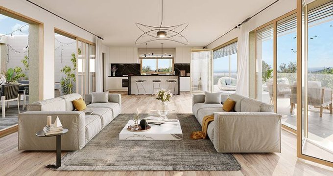 Achat / Vente programme immobilier neuf Saint-Didier-au-Mont-d'Or à l'entrée du vieux-bourg (69370) - Réf. 6457