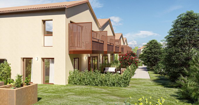 Achat / Vente programme immobilier neuf Saint-Priest à deux pas du quartier Le Village (69800) - Réf. 6073