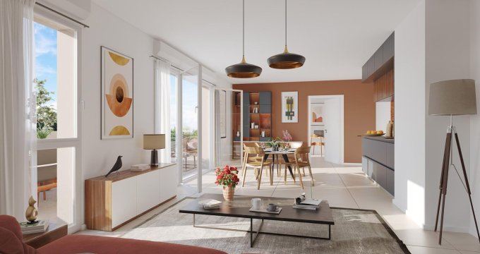 Achat / Vente programme immobilier neuf Savigny à 7 min de la gare (69210) - Réf. 13195