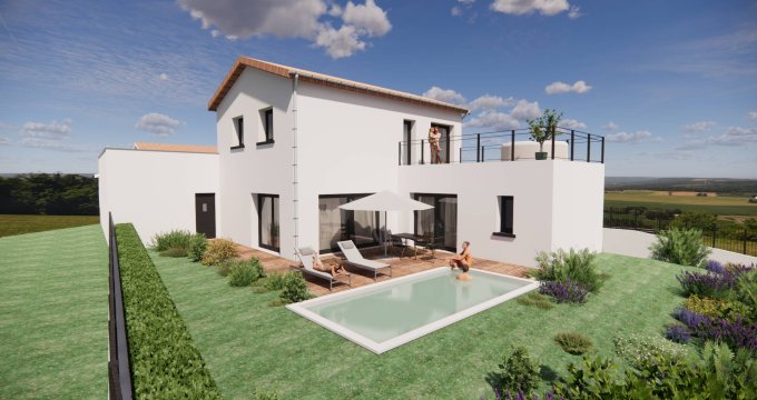 Achat / Vente programme immobilier neuf Ternay maisons neuves à 30 min en voiture de Lyon Part-Dieu (69360) - Réf. 12439