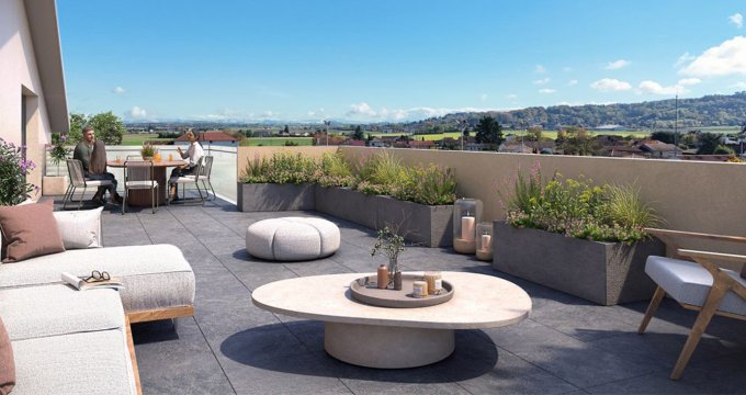Achat / Vente programme immobilier neuf Toussieu à 200 m de la mairie (69780) - Réf. 13589