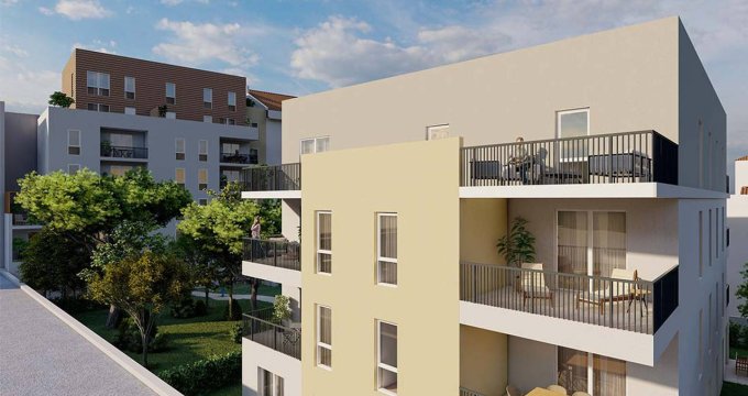 Achat / Vente programme immobilier neuf Vénissieux à 200m du tramway T6 (69200) - Réf. 6870