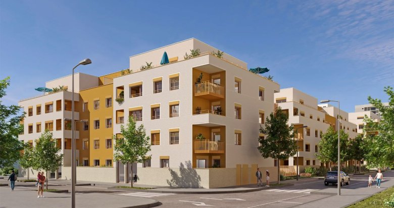 Achat / Vente programme immobilier neuf Bron à 5 minutes à pied du parc Rosa Parks (69500) - Réf. 13226