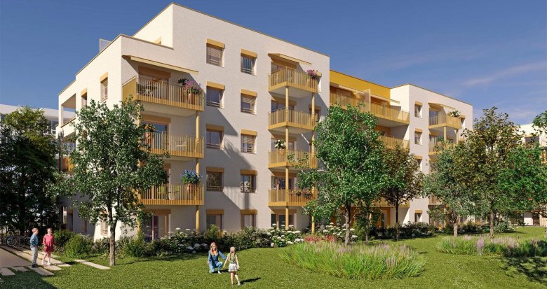 Achat / Vente programme immobilier neuf Bron à 5 minutes à pied du parc Rosa Parks (69500) - Réf. 13226