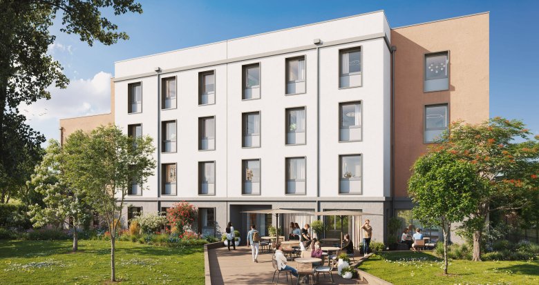 Achat / Vente programme immobilier neuf Bron résidence étudiante à 20 min de Bellecour en transports (69500) - Réf. 12333