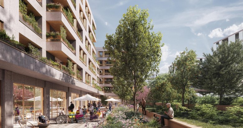 Achat / Vente programme immobilier neuf Bron résidence séniors face au Pôle Hospitalier Lyon Est (69500) - Réf. 8563