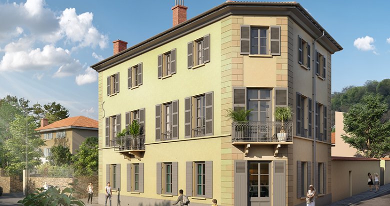 Achat / Vente programme immobilier neuf Caluire-et-Cuire Déficit Foncier proche Île Barbe (69300) - Réf. 8560