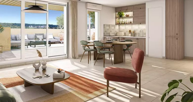 Achat / Vente programme immobilier neuf Fontaines-sur-Saône à 30 min du Parc de la Tête d’Or (69270) - Réf. 13186