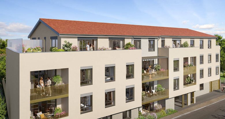 Achat / Vente programme immobilier neuf Genas à 25 minutes de Lyon (69740) - Réf. 12669