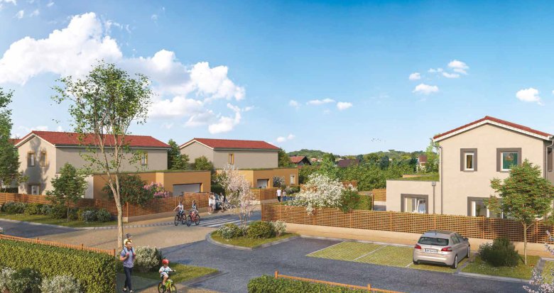 Achat / Vente programme immobilier neuf Genas quartier résidentiel proche centre et aéroport (69740) - Réf. 12738