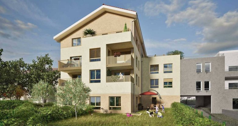 Achat / Vente programme immobilier neuf La Tour-de-Salvagny à 10 min de la gare TER (69890) - Réf. 11840