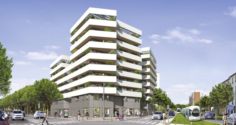 Achat / Vente programme immobilier neuf Lyon 08 à 3 min à pied de l’arrêt du tram T6 Mermoz Californie (69008) - Réf. 11919