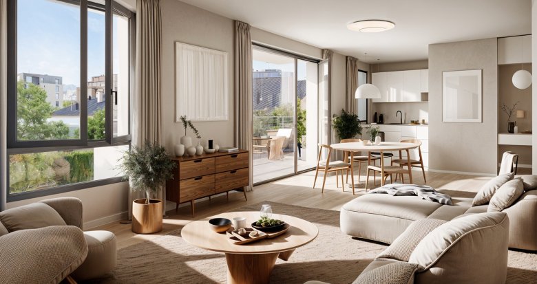 Achat / Vente programme immobilier neuf Lyon 7e à 1 km du métro B Debourg et du tramway T6 (69007) - Réf. 12892