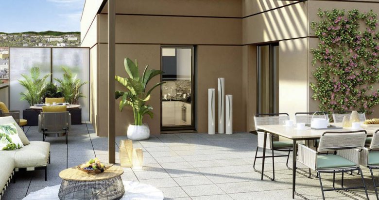 Achat / Vente programme immobilier neuf Lyon 8ème à 10 min à vélo du parc de Parilly (69008) - Réf. 11355
