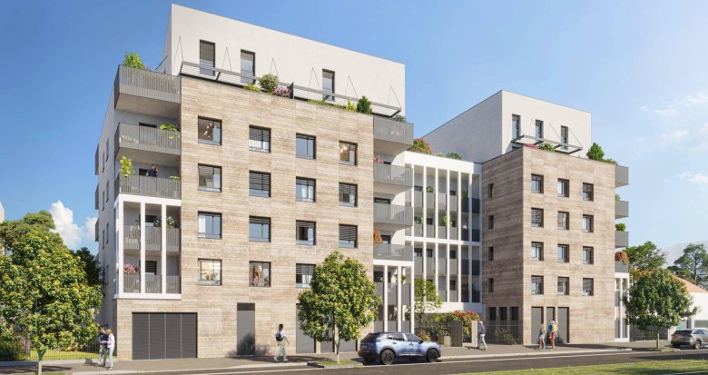 Achat / Vente programme immobilier neuf Lyon quartier Moulin à Vent proche T6 (69008) - Réf. 7157