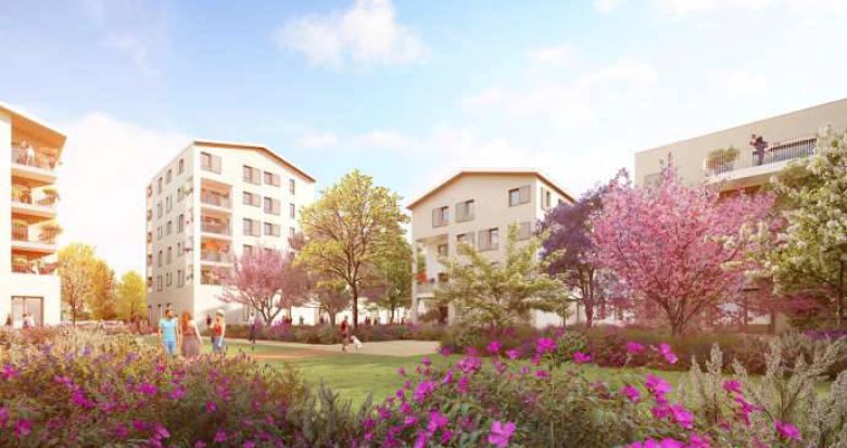 Achat / Vente programme immobilier neuf Meyzieu quartier des Plantées proche centre (69330) - Réf. 12397
