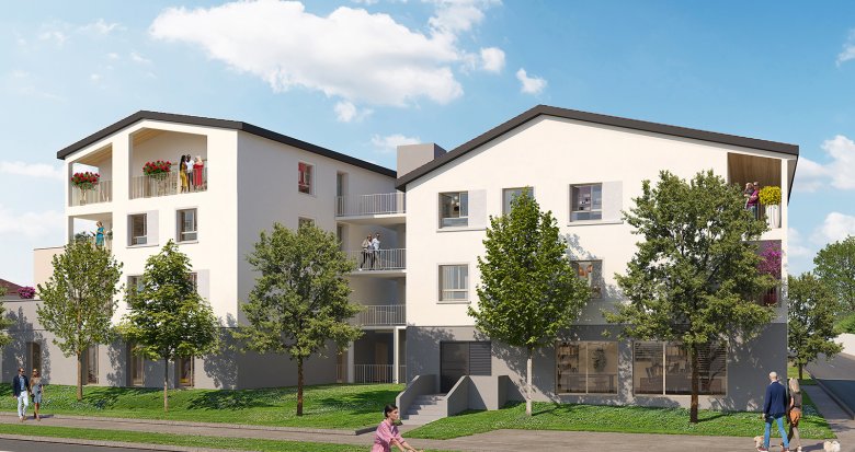 Achat / Vente programme immobilier neuf Neuville-sur-Saône à 11 minutes en train de la Part-Dieu (69250) - Réf. 12764