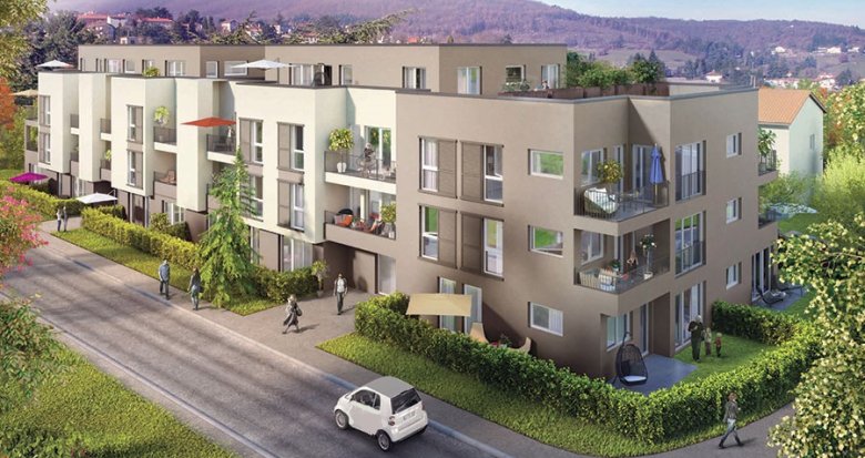 Achat / Vente programme immobilier neuf Pollionnay dans un cadre champêtre (69290) - Réf. 352