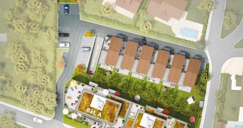 Achat / Vente programme immobilier neuf Pollionnay dans un cadre champêtre (69290) - Réf. 352