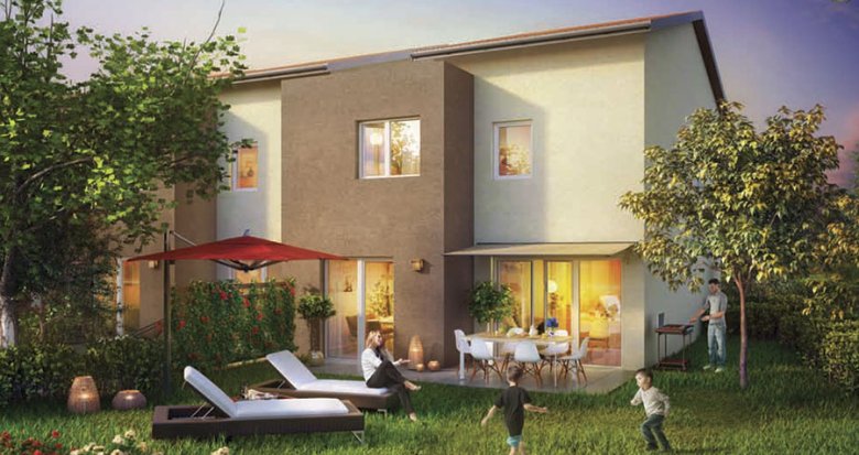 Achat / Vente programme immobilier neuf Pollionnay dans un cadre champêtre (69290) - Réf. 352