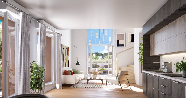 Achat / Vente programme immobilier neuf Rillieux-la-Pape à 750 mètres de la gare de Crépieux (69140) - Réf. 7089