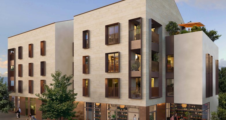 Achat / Vente programme immobilier neuf Rillieux-la-Pape à 750 mètres de la gare de Crépieux (69140) - Réf. 7089