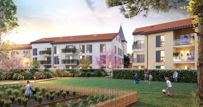 Achat / Vente programme immobilier neuf Rillieux-la-Pape au coeur du village de Vancia (69140) - Réf. 6093