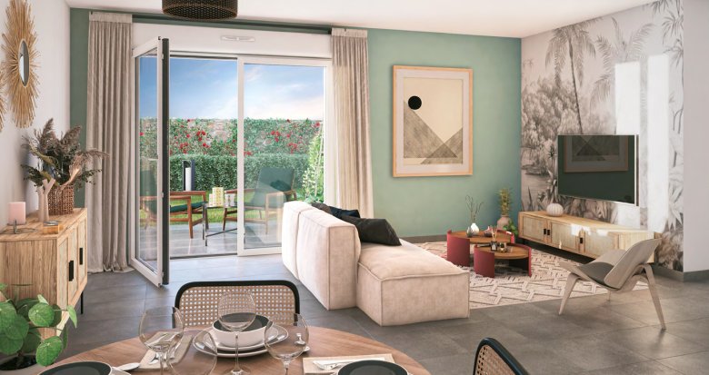 Achat / Vente programme immobilier neuf Rillieux-la-Pape centre à 2 km de la gare de Sathonay-Rillieux (69140) - Réf. 13805