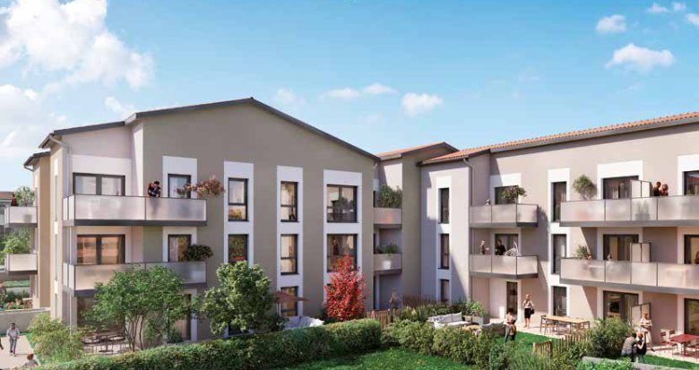 Achat / Vente programme immobilier neuf Saint-Bonnet-de-Mure à 16 min en voiture de la gare de St-Priest (69720) - Réf. 12434