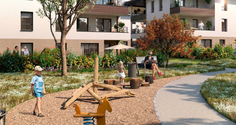 Achat / Vente programme immobilier neuf Saint-Pierre-de-Chandieu à 500m du coeur de ville (69780) - Réf. 6895
