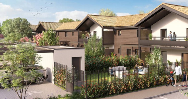 Achat / Vente programme immobilier neuf Saint-Pierre-de-Chandieu à 500m du coeur de ville (69780) - Réf. 6895