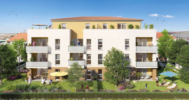 Achat / Vente programme immobilier neuf Saint-Priest à 5 minutes à pied de la gare (69800) - Réf. 11354
