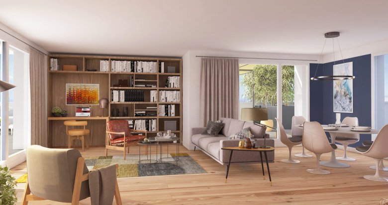 Achat / Vente programme immobilier neuf Sainte-Foy-Lès-Lyon à deux pas des commerces (69110) - Réf. 6738