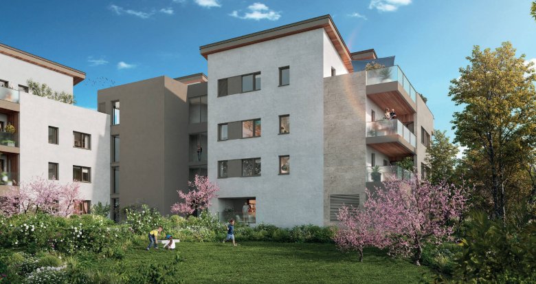 Achat / Vente programme immobilier neuf Sainte-Foy-lès-Lyon en lisière de Lyon 5ème (69110) - Réf. 8643