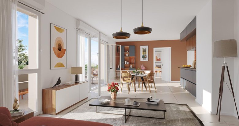 Achat / Vente programme immobilier neuf Savigny à 7 min de la gare (69210) - Réf. 13195