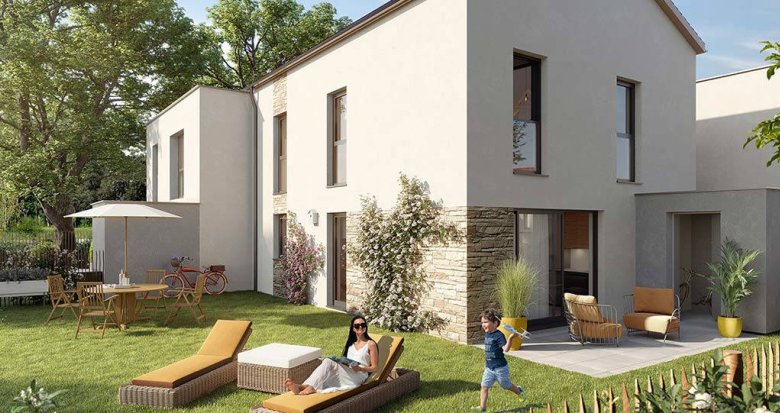 Achat / Vente programme immobilier neuf Sourcieux-les-Mines, charmant village à 25 km de Lyon (69210) - Réf. 8411