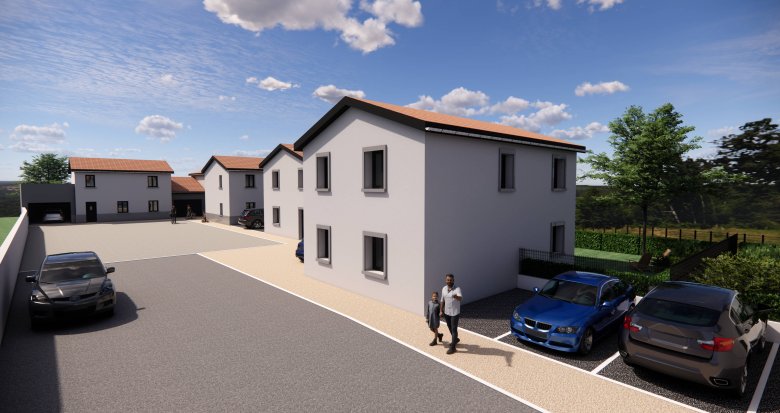 Achat / Vente programme immobilier neuf Ternay maisons neuves à 1km du centre (69360) - Réf. 12438