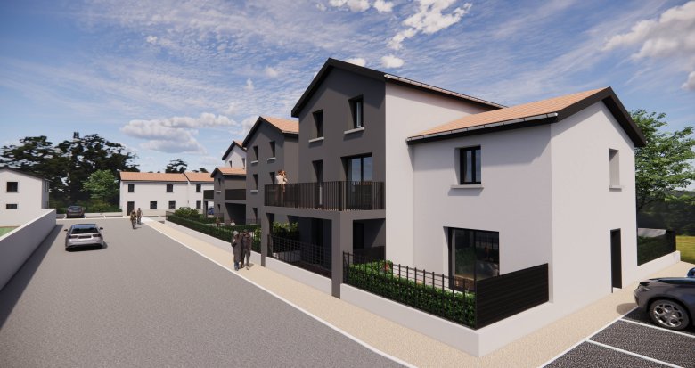 Achat / Vente programme immobilier neuf Ternay maisons neuves à 1km du centre (69360) - Réf. 12438