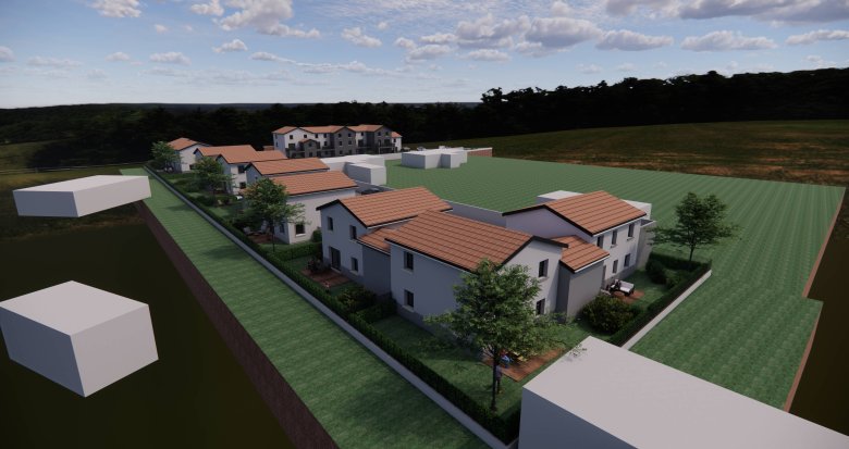 Achat / Vente programme immobilier neuf Ternay maisons neuves à 1km du centre (69360) - Réf. 12438