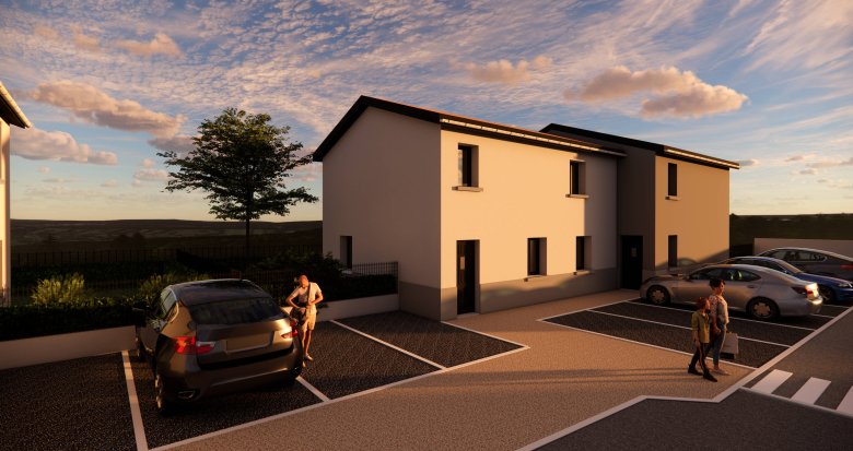Achat / Vente programme immobilier neuf Ternay maisons neuves à 1km du centre (69360) - Réf. 12438