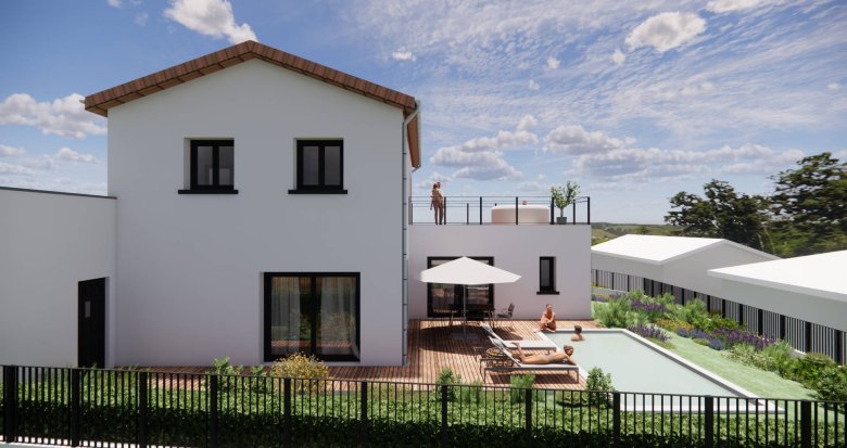 Achat / Vente programme immobilier neuf Ternay maisons neuves à 30 min en voiture de Lyon Part-Dieu (69360) - Réf. 12439