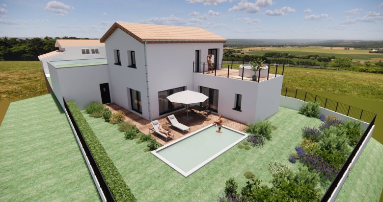 Achat / Vente programme immobilier neuf Ternay maisons neuves à 30 min en voiture de Lyon Part-Dieu (69360) - Réf. 12439