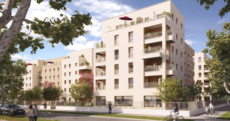 Achat / Vente programme immobilier neuf Vaulx-en-Velin proche métro A et centre commercial (69120) - Réf. 12404