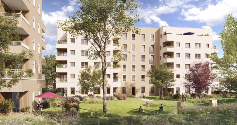 Achat / Vente programme immobilier neuf Vaulx-en-Velin proche métro A et centre commercial (69120) - Réf. 12404