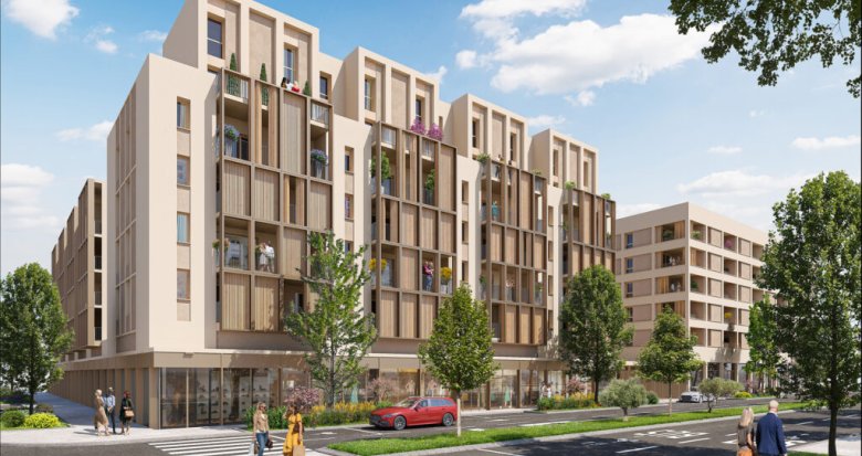 Achat / Vente programme immobilier neuf Vaulx-en-Velin à 2 min à pied du futur tram T9 (69120) - Réf. 9502
