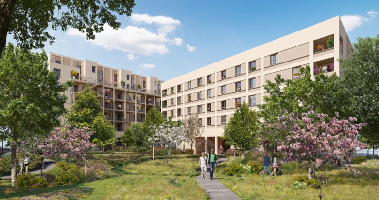 Achat / Vente programme immobilier neuf Vaulx-en-Velin à 2 min à pied du futur tram T9 (69120) - Réf. 9502
