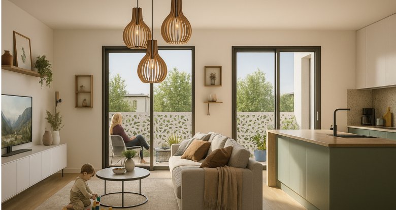 Achat / Vente programme immobilier neuf Vaulx-en-Velin quartier village proche transports (69120) - Réf. 13339
